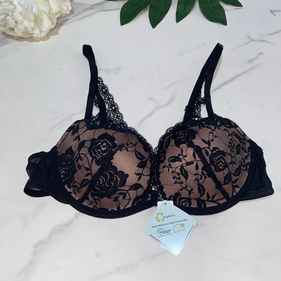 Adore Me Lace Padded Wire Push Up Bra size 34C - Picture 1 of 17